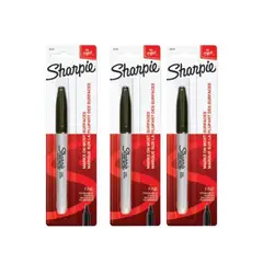 SHARPIE - Marcadores Permanentes Punta Fina x3