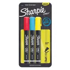 SHARPIE - Marcador Tiza Líquida Borrable Chalk X3