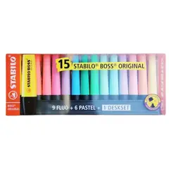 STABILO - Resaltador Boss Deskset x15