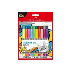 FABER CASTELL - Marcador Multimark Plus x 20