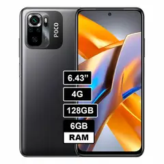 XIAOMI - Celular POCO M5S 128GB 6GB RAM Gris
