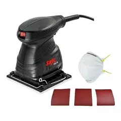 SKIL - Lijadora Orbital 1/4 200W + 30 lijas + Mascara de Polvo 7232