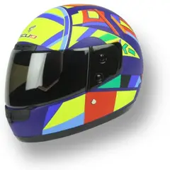 GENERICO - Casco Moto Scud Helmets 106 Electric Blue Matt Large