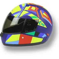 GENERICO - Casco Moto Scud Helmets 106 Electric Blue Matt Extra Large