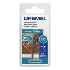 DREMEL - Fresa Para Grabado Redonda 3/32 107
