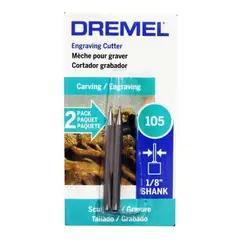 DREMEL - Fresa de grabado redonda 1/32" 105