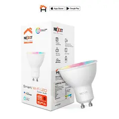 NEXXT SOLUTIONS - Bombilla Foco LED inteligente Wi-Fi 220V MR16 Alexa Google