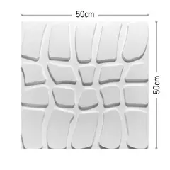 DECOKASA - Panel de Pvc 3D para Decoración de Interiores 50x50cm D065 12 pcs