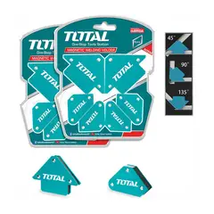 TOTAL TOOLS - JUEGO DE ESCUADRAS MAGNETICAS PARA SOLDAR
