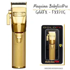 Babyliss Pro - Maquina Profesional Inalámbrica BaBylissPRO Gold FX870