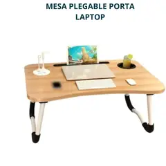 GENERICO - PORTA LAPTOP PLEGABLE IDELA PARA USARLO SOBRE LA CAMA