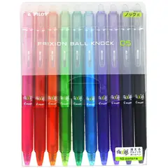 PILOT - Bolígrafo borrable 0.5mm 10 Colores, Frixion Japón