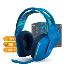 LOGITECH - Audífono Gamer G733 wireless LIGHTSPEED 29h - Azul