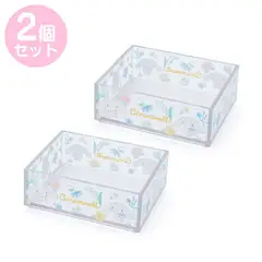 SANRIO - - Set de 2 Cajitas Organizadora Apilables Cinnamoroll Flowers