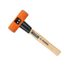 TRUPER - Comba octagonal 4 lb, mango de madera 12",