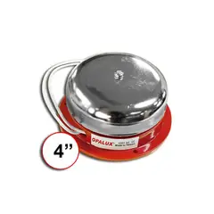 OPALUX - Timbre Campana Industrial - - 4 Pulgadas - 220vac