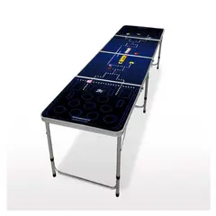 GENERICO - Mesa Beer Pong Plegable PVC Modelo Pac-Man