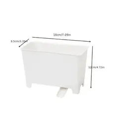 GENERICO - TACHO DE BASURA PARA LAVADERO DE COCINA BLANCO