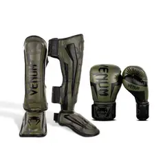 VENUM - Pack Guantes Canillera Verde Champion