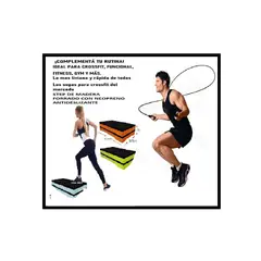 SPORT RICHMAR - Step de madera ligas de saltar de regalo