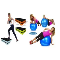 SPORT RICHMAR - Step de maderapelota pilates 65cminflador