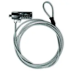 XTECH - Xtech XTA-110 - Candado de Combinación Laptop-1.8 Metros Plata