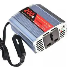 GENERICO - Inversor De Corriente Para Auto De 12v A 220v Usb 200w cargador