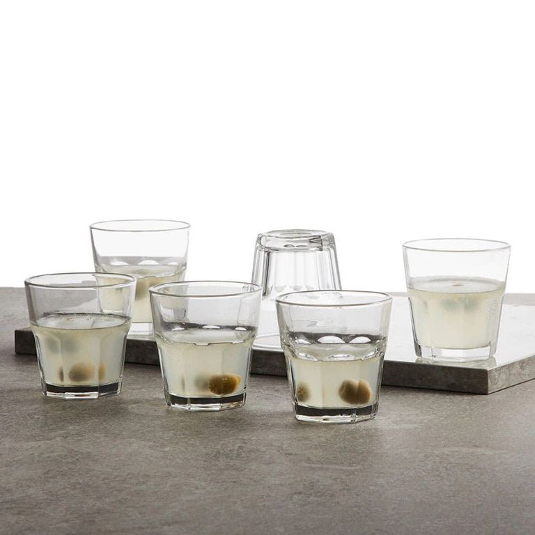 Juego de 6 Mini Copitas de Shot Tequila Chupito de Vidrio