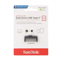 SANDISK - Memoria Sandisk USB OTG 256GB 150MB ULTRA Dual Drive TIPO C USB 3.1