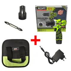 XCORT - Taladro Atornillador 3/8" XCORT Xdc08-12A2 12V 2 X 1.5Ah
