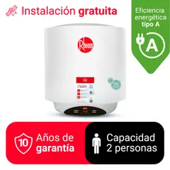 RHEEM - TERMA ELÉCTRICA 50L AI SMART- MAYOR AHORRO DE ENERGÍA