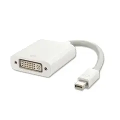GENERICO - Convertidor Thunderbolt Mini Displayport A Dvi Mdp A Dvi Mac Blanco