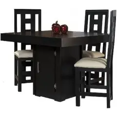 MOBILIARI - MP Comedor Britain 4 Sillas Con Cajonera