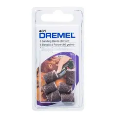 DREMEL - Banda de Lija 1/4" Grano 60 x 6 Unidades 431