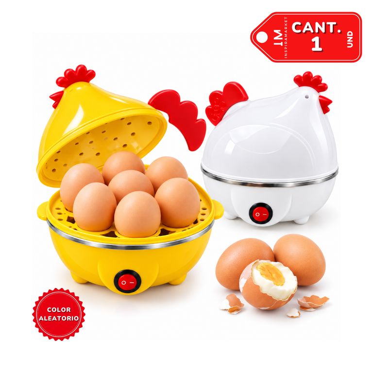 Hervidor eléctrico de huevos gallina de 1 a 7 huevos Color Aleatorio