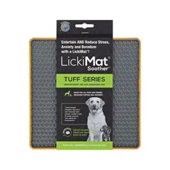 LICKIMAT - Tuff Soother Orange Dog