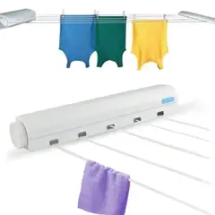 NYC - Tendedero De Ropa Retractil Ideal Para Departamentos Y Casa