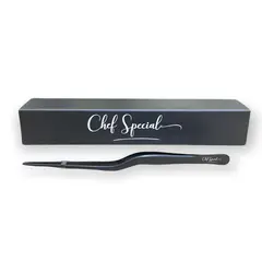 OEM - Pinza de precisión o emplatar 16 cm color Negro