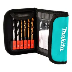 MAKITA - Set De Brocas D-31762 Madera Metal Puntillas 17 Un