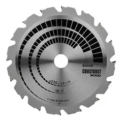 Bosch - Disco Sierra Circular Bosch Construct Wood 9 1/4" x 16D