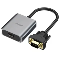 INSPIRA - Cable Convertidor VGA a HDMI 1080