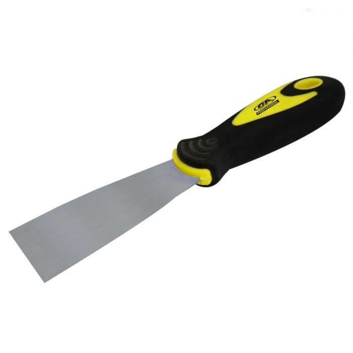 Espátula Mango Flexible 4" C&A PRO - Negro / Amarillo