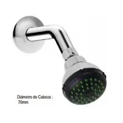 C AND A TOOLS - Cabeza de Ducha Redonda 4" C&A  - Cromada