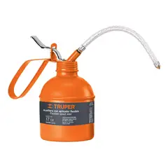 TRUPER - Aceitera Flexible 500ml Con Aplicador 14874 - Naranja