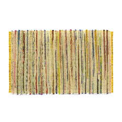 GENERICO - Alfombra Chindi Estampado Decoghar Amarillo 120x180cm