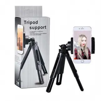 SEISA - Mini Trípode 360° Estabilizador con Adaptador para Celular Cámara Tlf