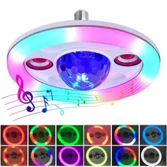 GENERICO - Foco Parlante Bluetooth 3 en 1 gamer fiesta con control remoto