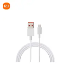 XIAOMI - Cable de carga 6A Blanco Type-A To Type-C