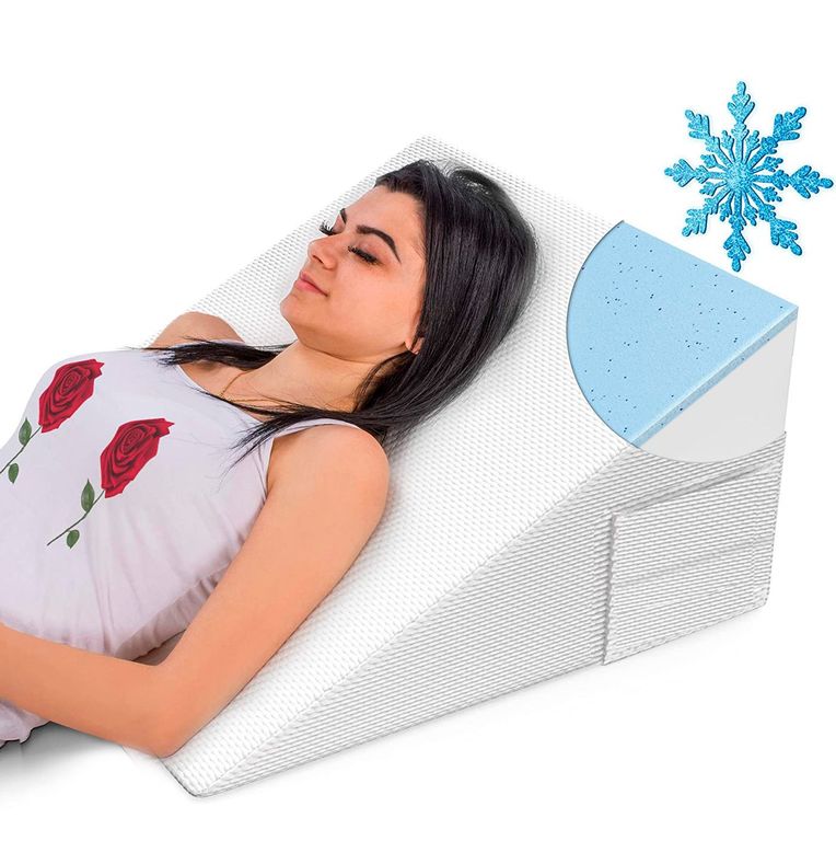 Almohada Antireflujo Memory Foam Con Infusion de Gel