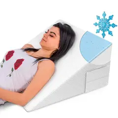 PERUMASSAGE - Almohada Antireflujo Memory Foam Con Infusion de Gel